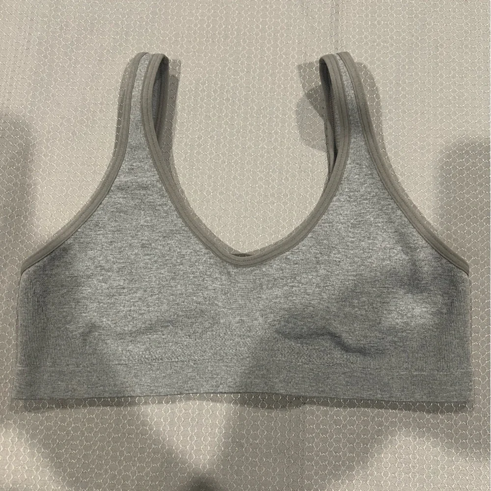 Hanes Gray Sports Bra